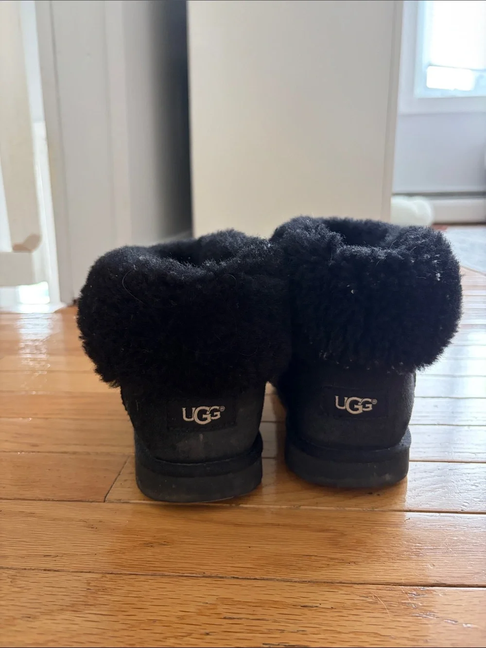 Black UGG Bailey Button Boots